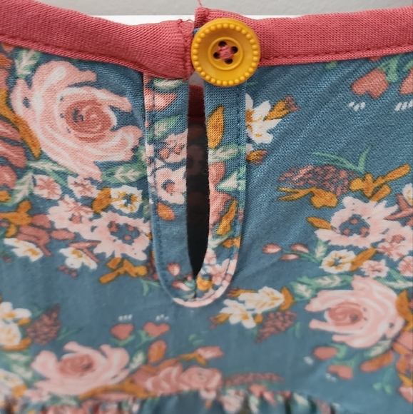 Matilda Jane Afina Girls' Top blue floral Size 10 - Picture 2 of 7